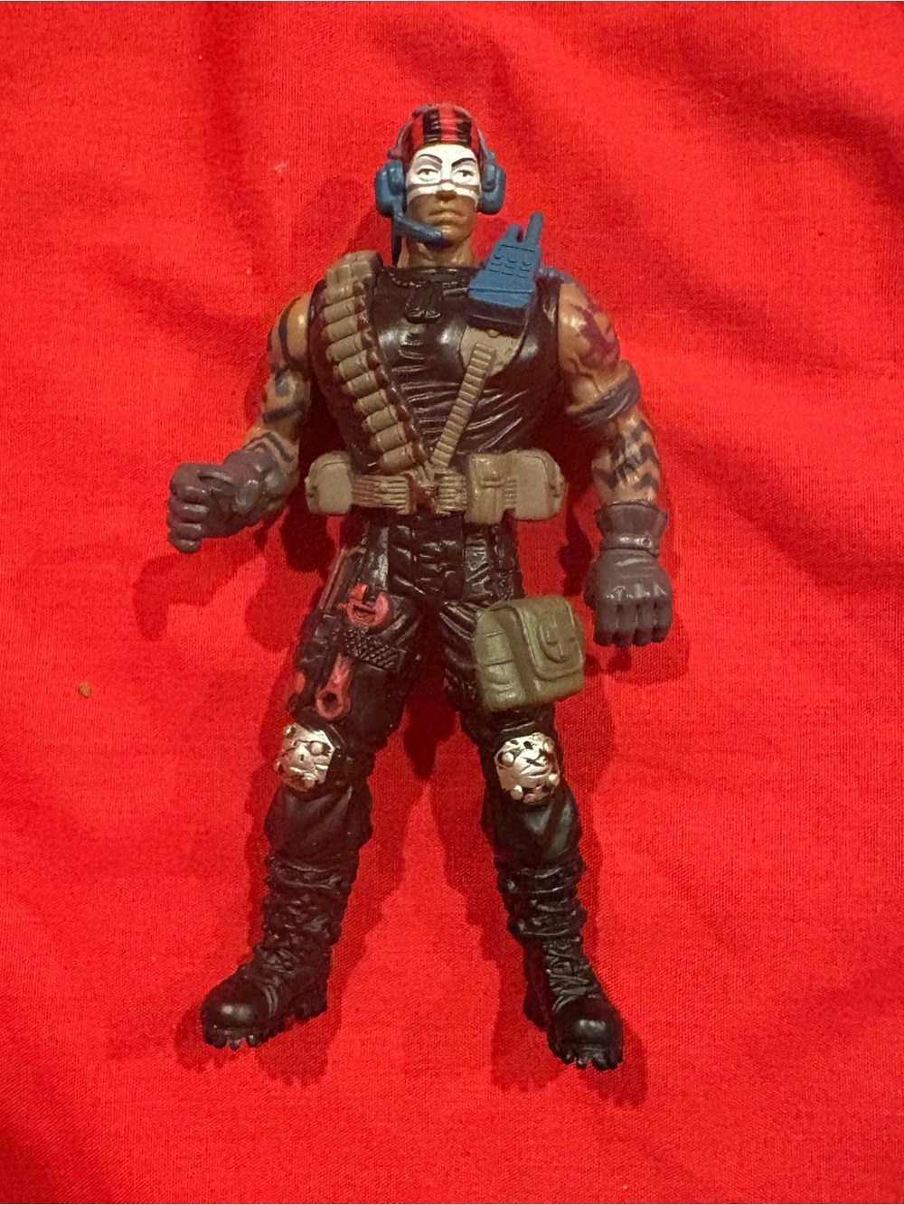 Chap Mei Mechanic/Medic/Radio Man 4" Tall Action Figure China Preowned